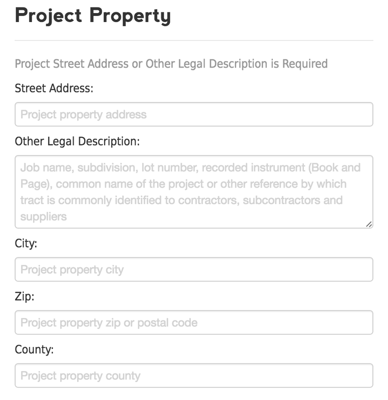 project property