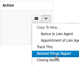 related filing report option